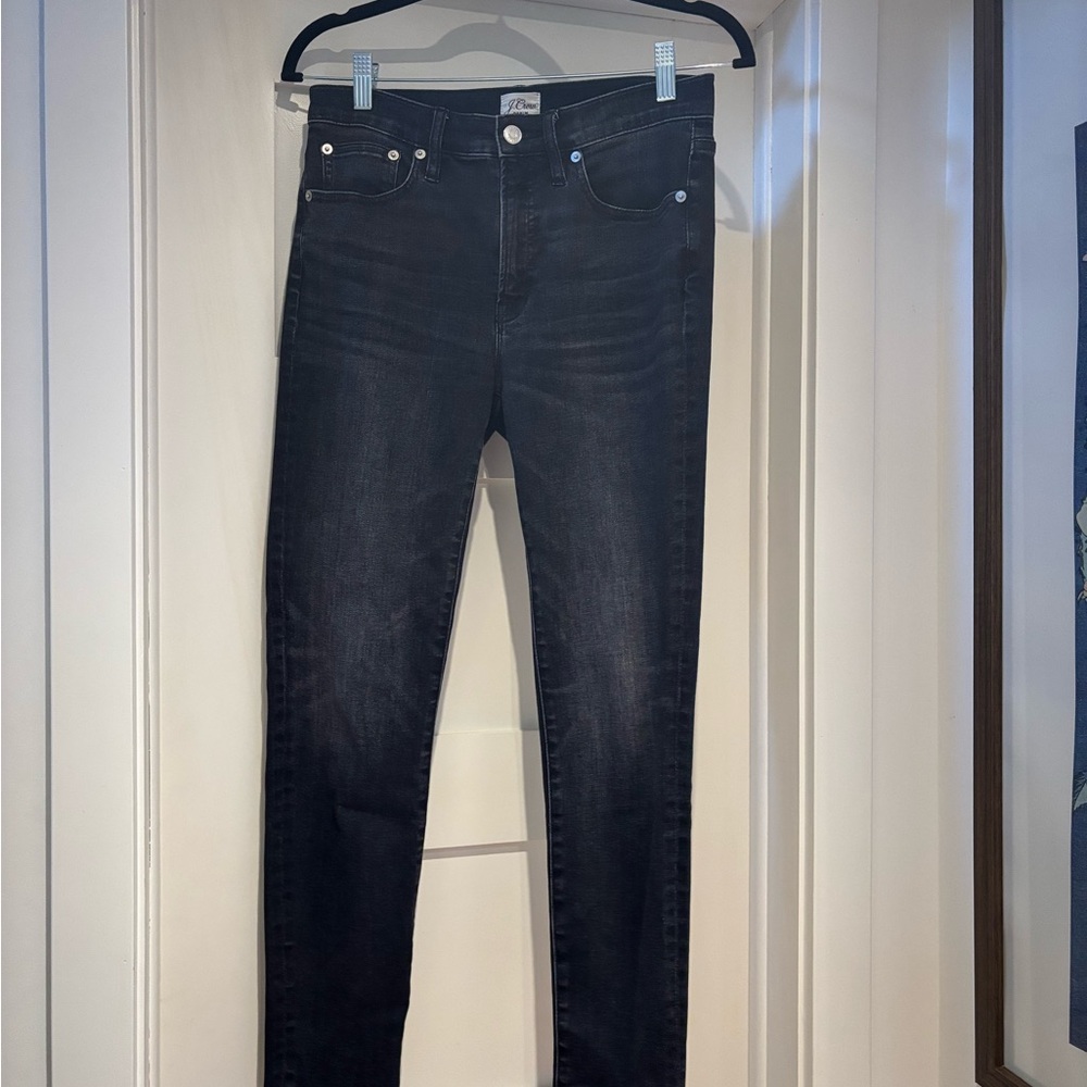 J. Crew Dark Grey Skinny Denim Jeans